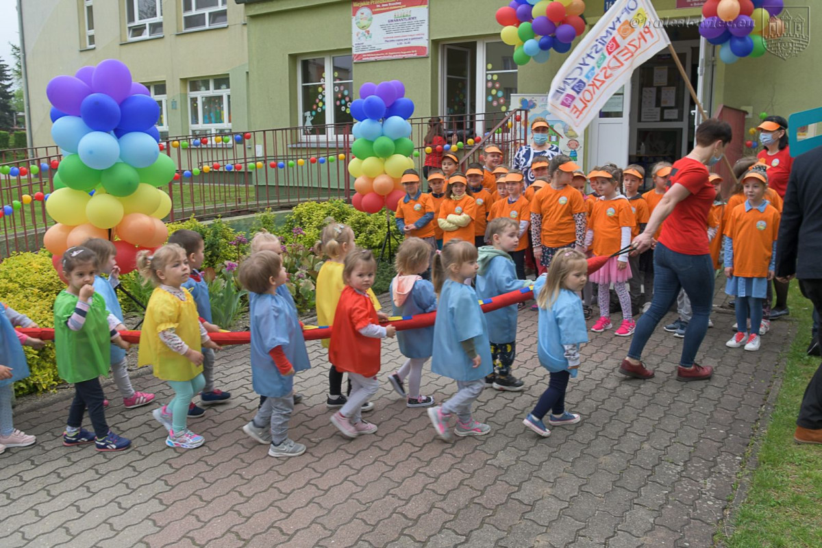 Pociąg optymistów w Miejskim Przedszkolu Publicznym nr 5