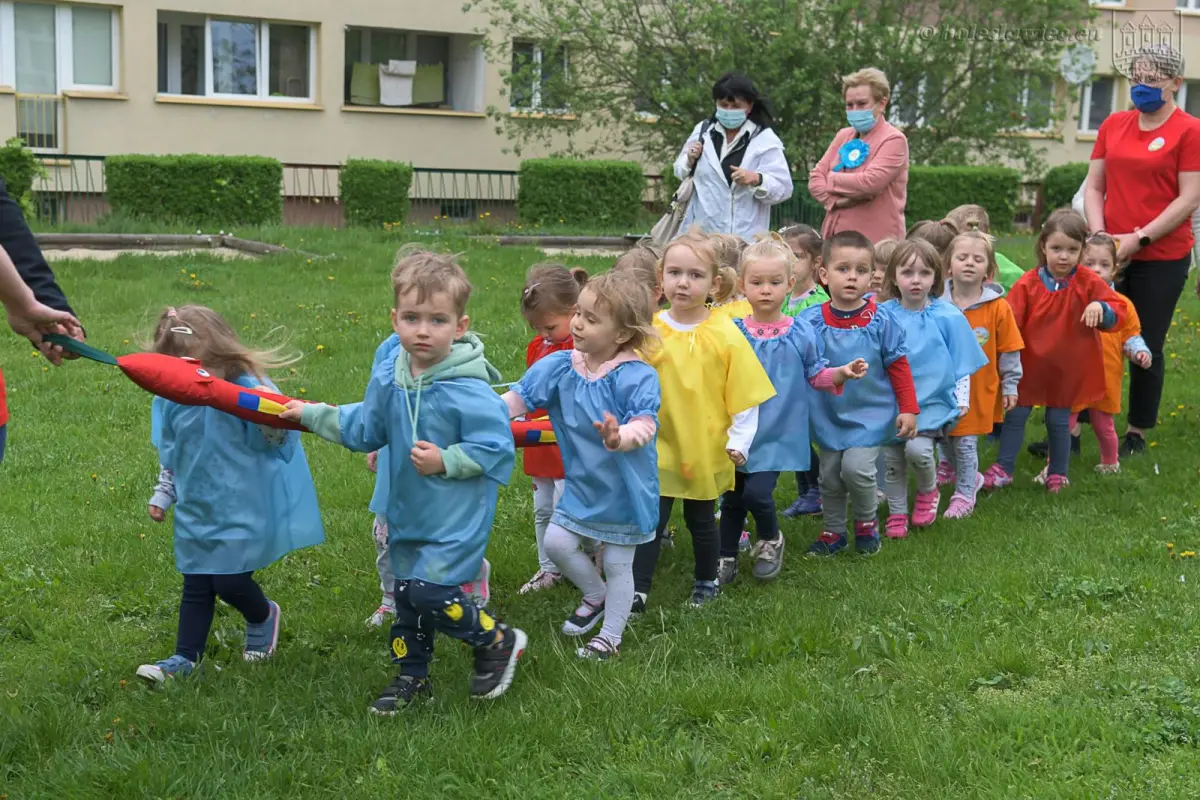 Pociąg optymistów w Miejskim Przedszkolu Publicznym nr 5
