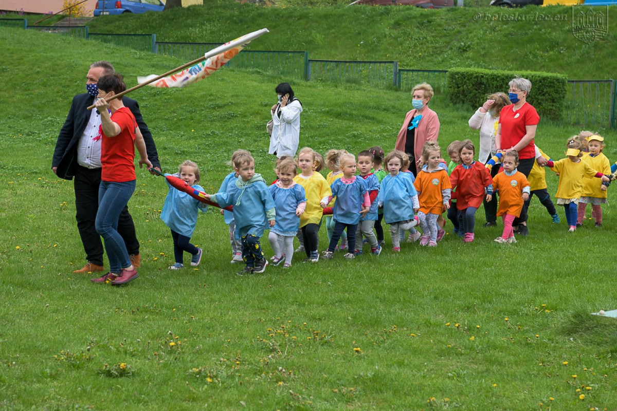Pociąg optymistów w Miejskim Przedszkolu Publicznym nr 5