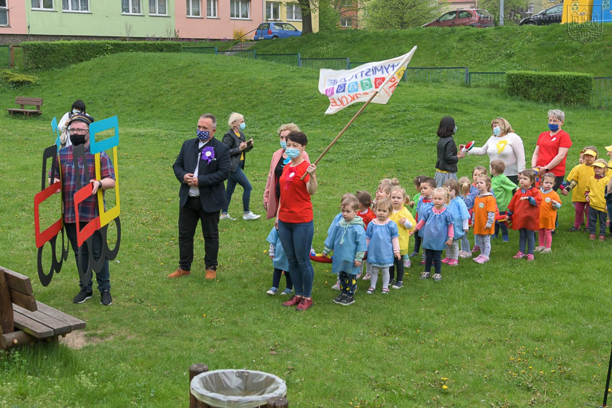 Pociąg optymistów w Miejskim Przedszkolu Publicznym nr 5