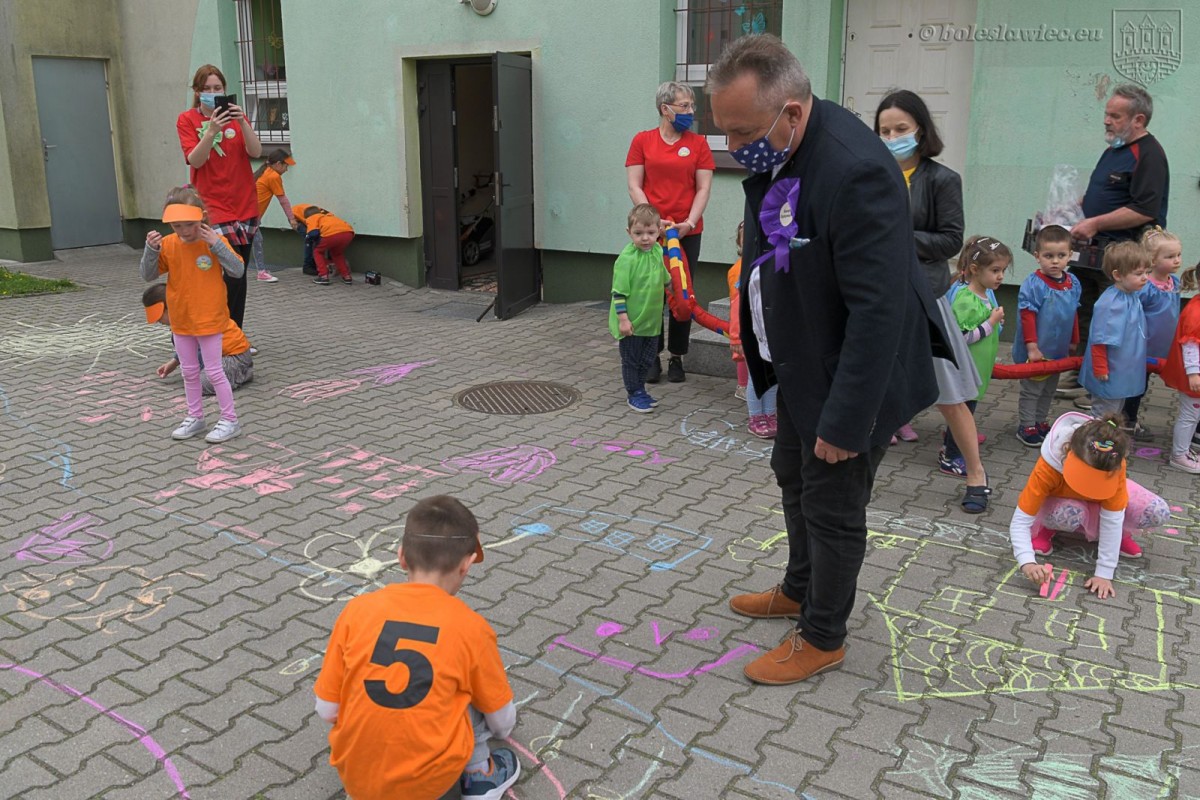 Pociąg optymistów w Miejskim Przedszkolu Publicznym nr 5