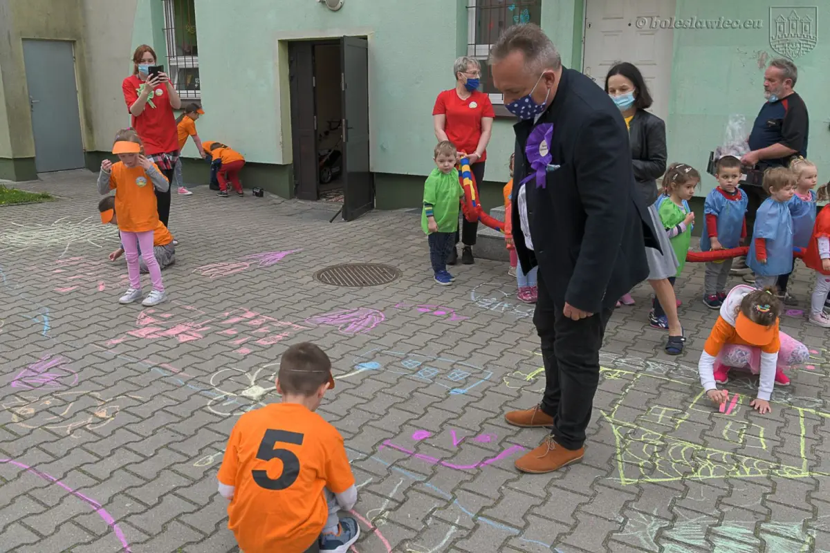Pociąg optymistów w Miejskim Przedszkolu Publicznym nr 5