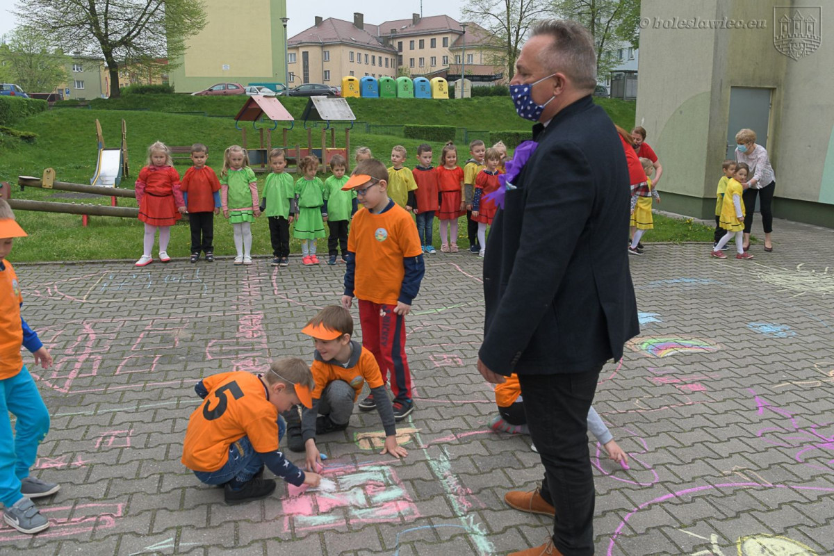 Pociąg optymistów w Miejskim Przedszkolu Publicznym nr 5
