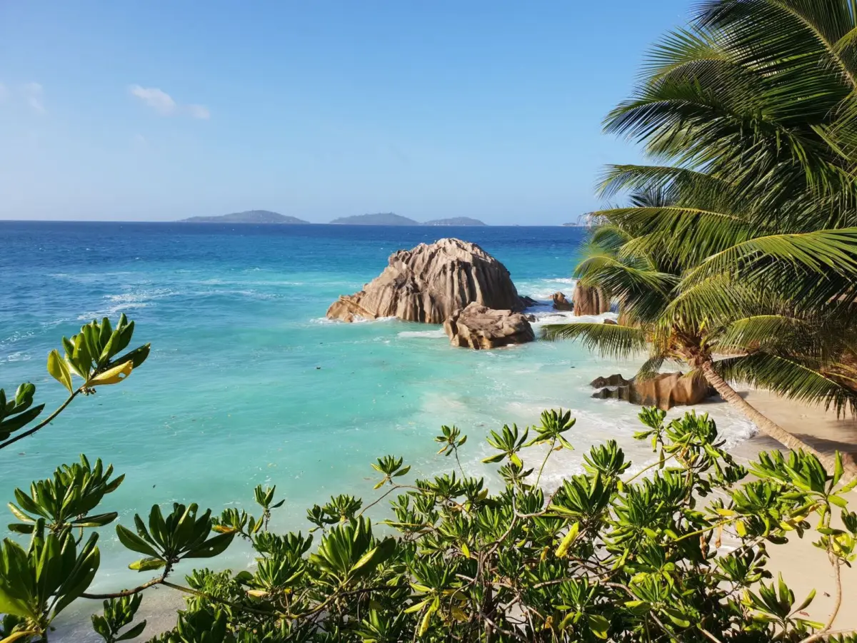 Wyspa La Digue Seszele z Carter