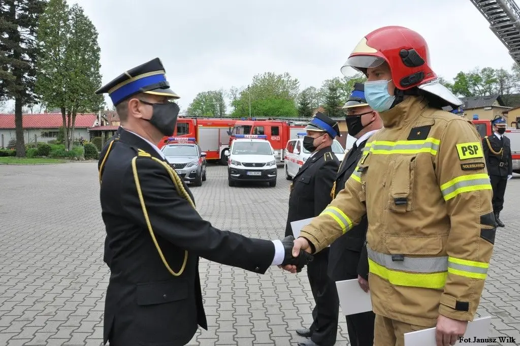 Uroczystość z okazji Dnia Strażaka w KP PSP Bolesławiec