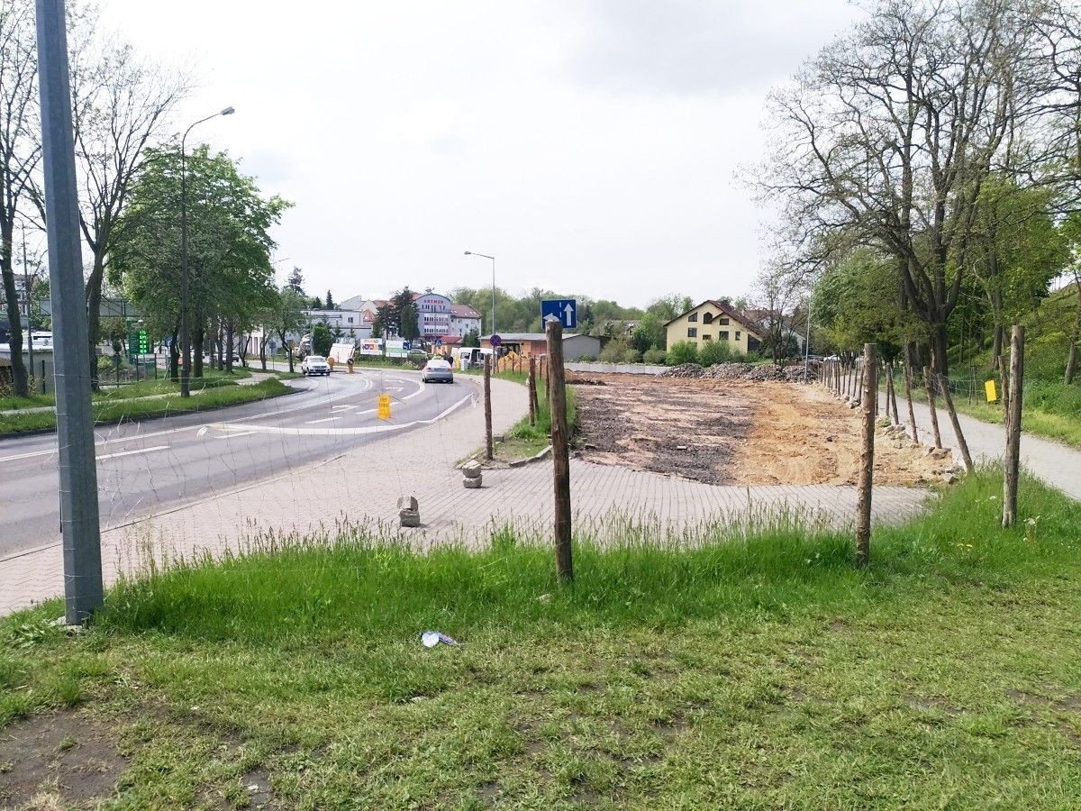 Budowa automyjni przy ulicy Wesołej