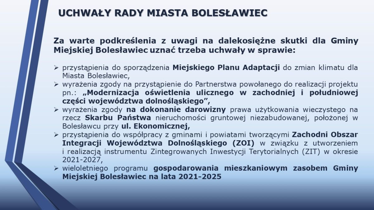 Raport o stanie miasta Bolesławiec