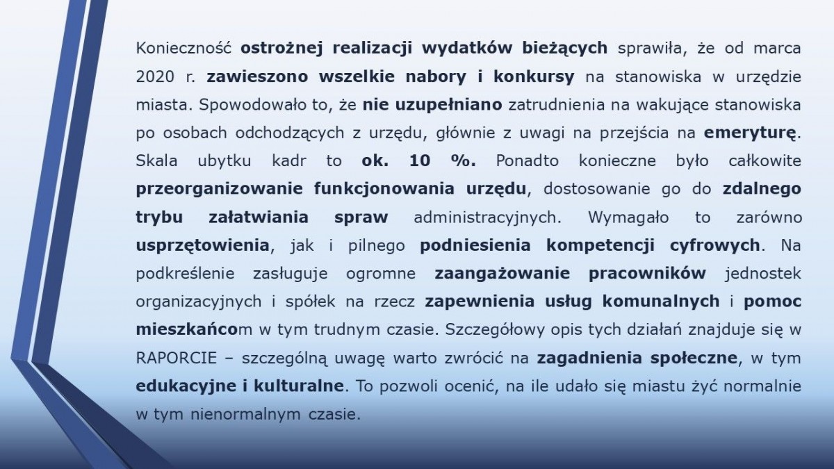 Raport o stanie miasta Bolesławiec