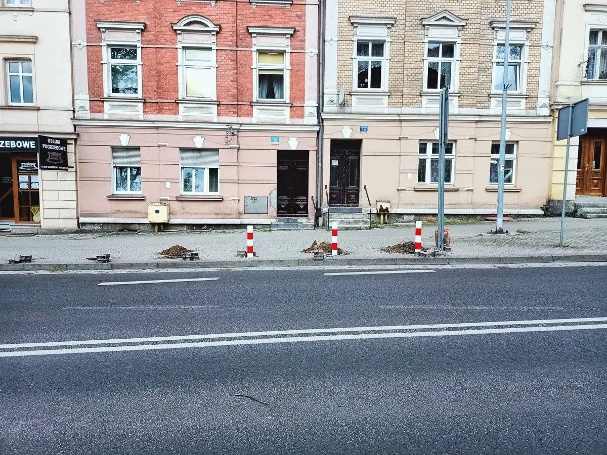 Prace przy ulicy Karola Miarki w Bolesławcu