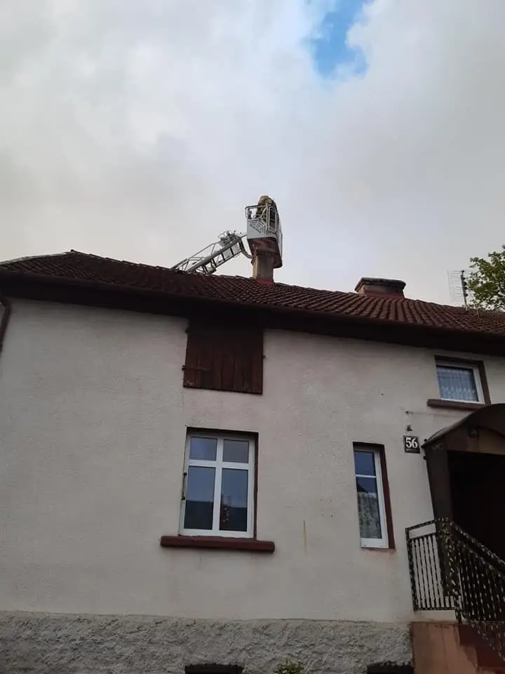 Akcja straży pożarnej w Różyńcu