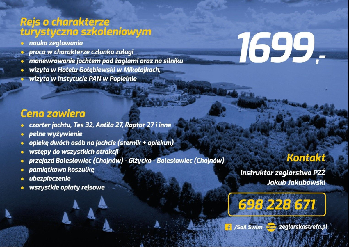 Półkolonie żeglarskie i rejs