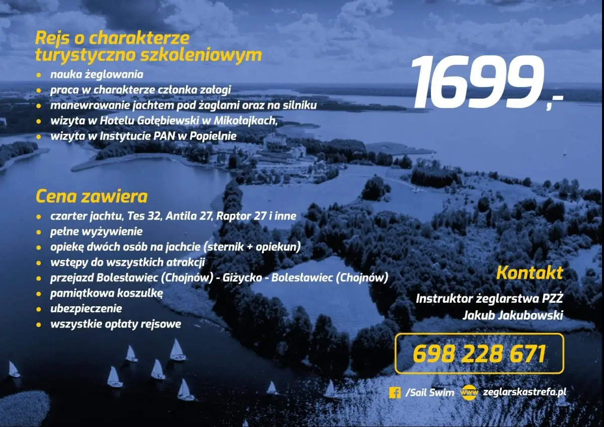 Półkolonie żeglarskie i rejs