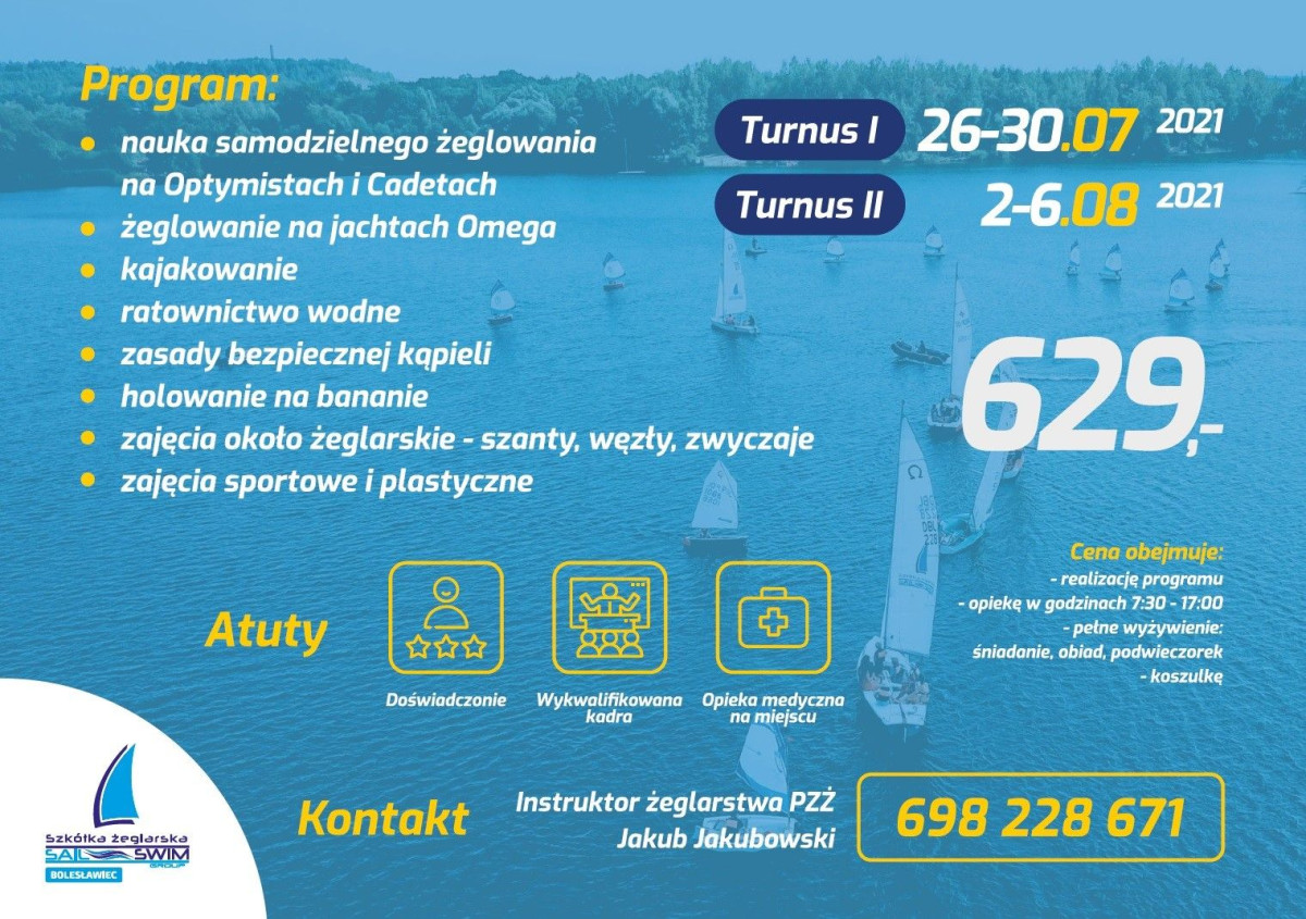 Półkolonie żeglarskie i rejs