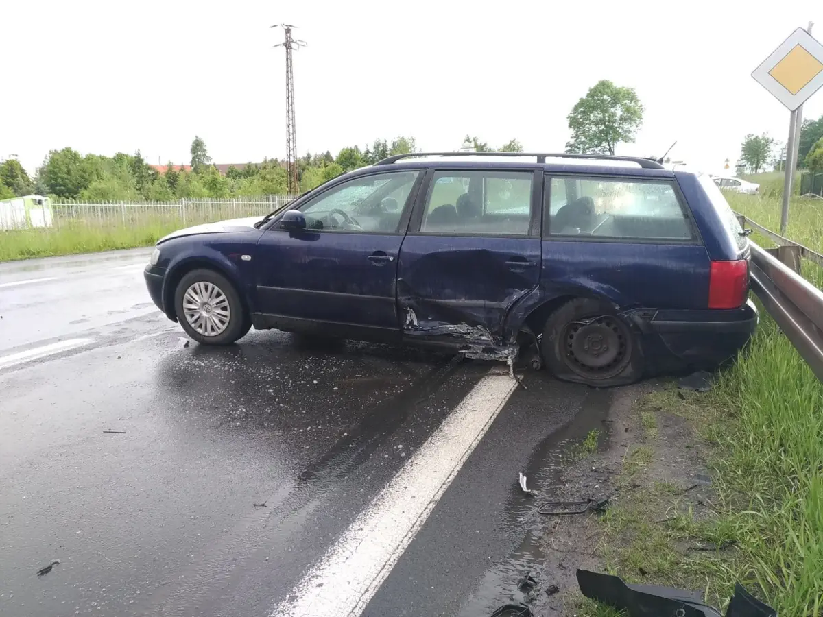 Kolizja w Tomaszowie Bolesławieckim