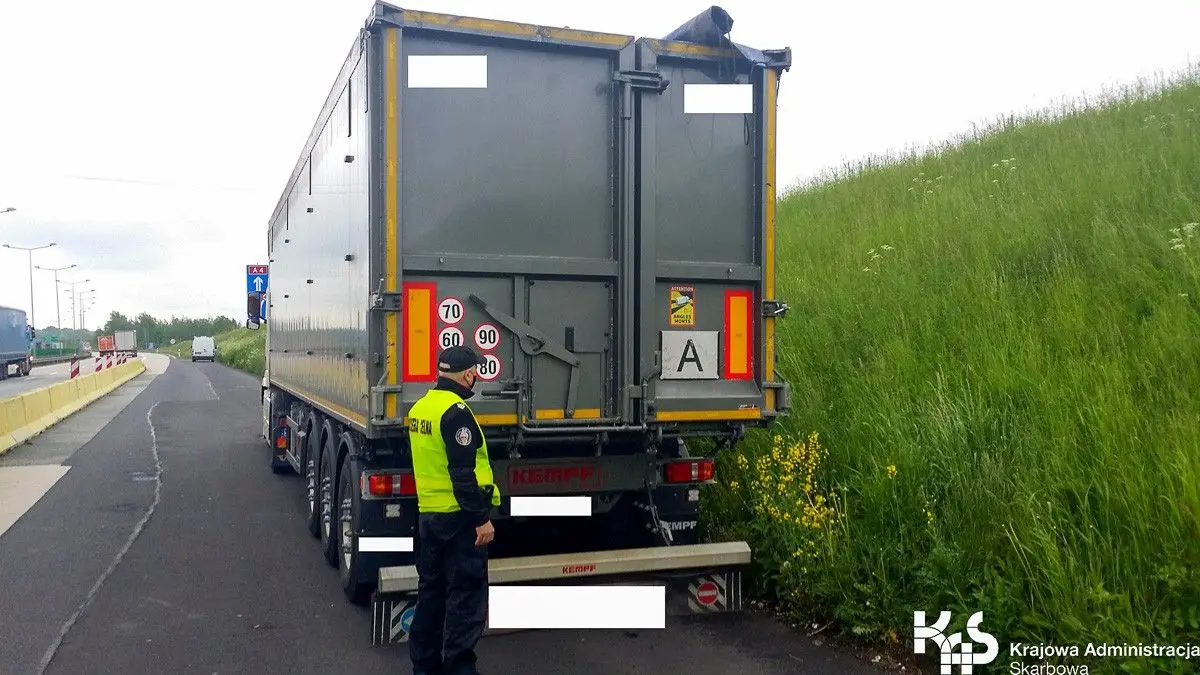 Odpady przechwycone przez dolnośląską KAS
