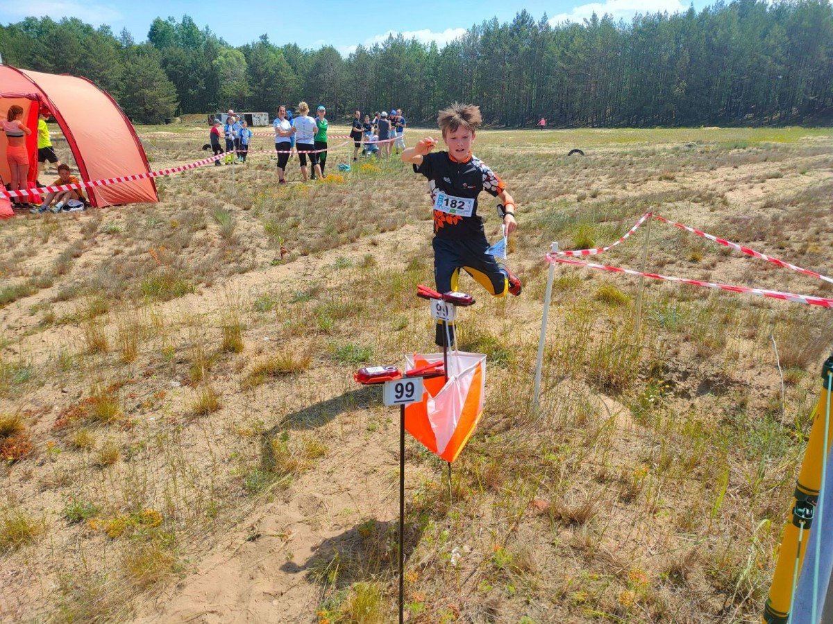 Biegacze z UKS Orientpark.pl Iwiny