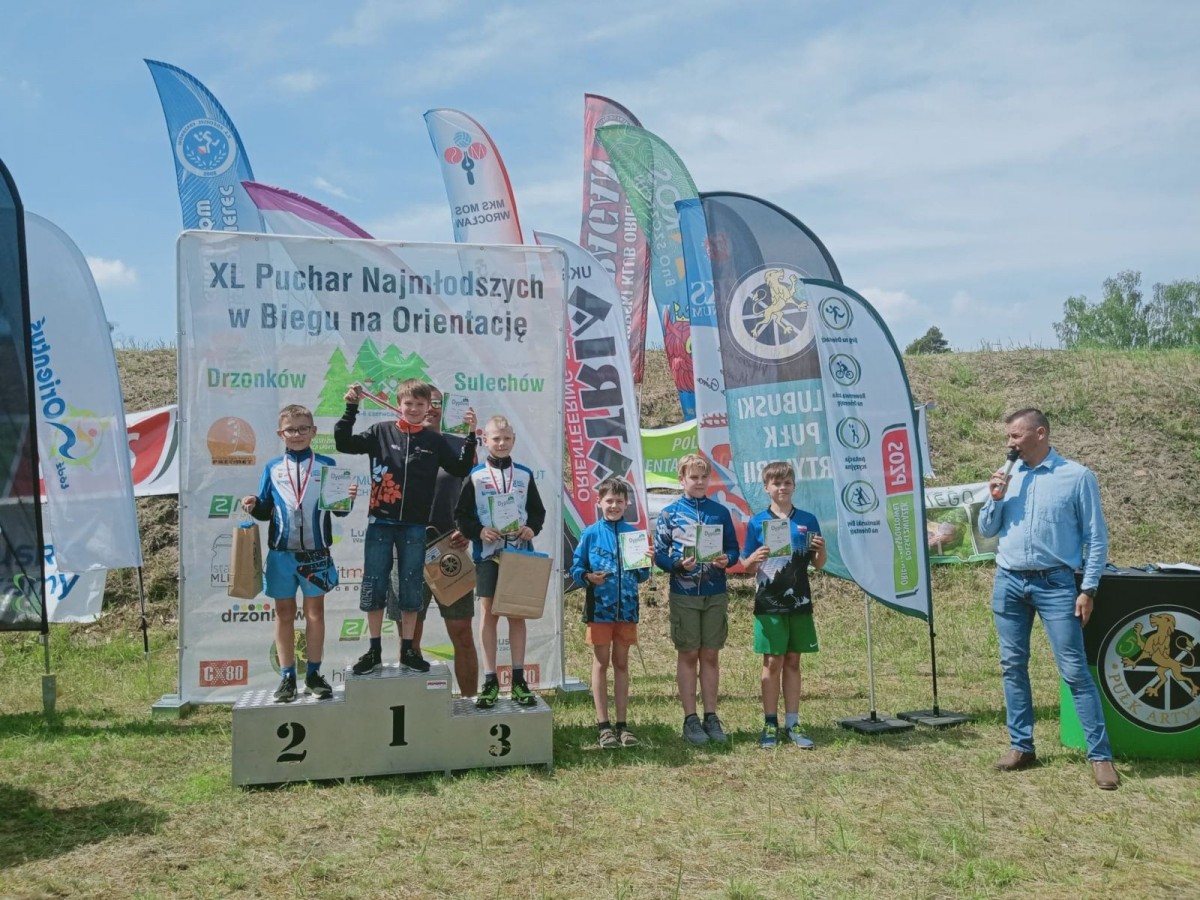 Biegacze z UKS Orientpark.pl Iwiny