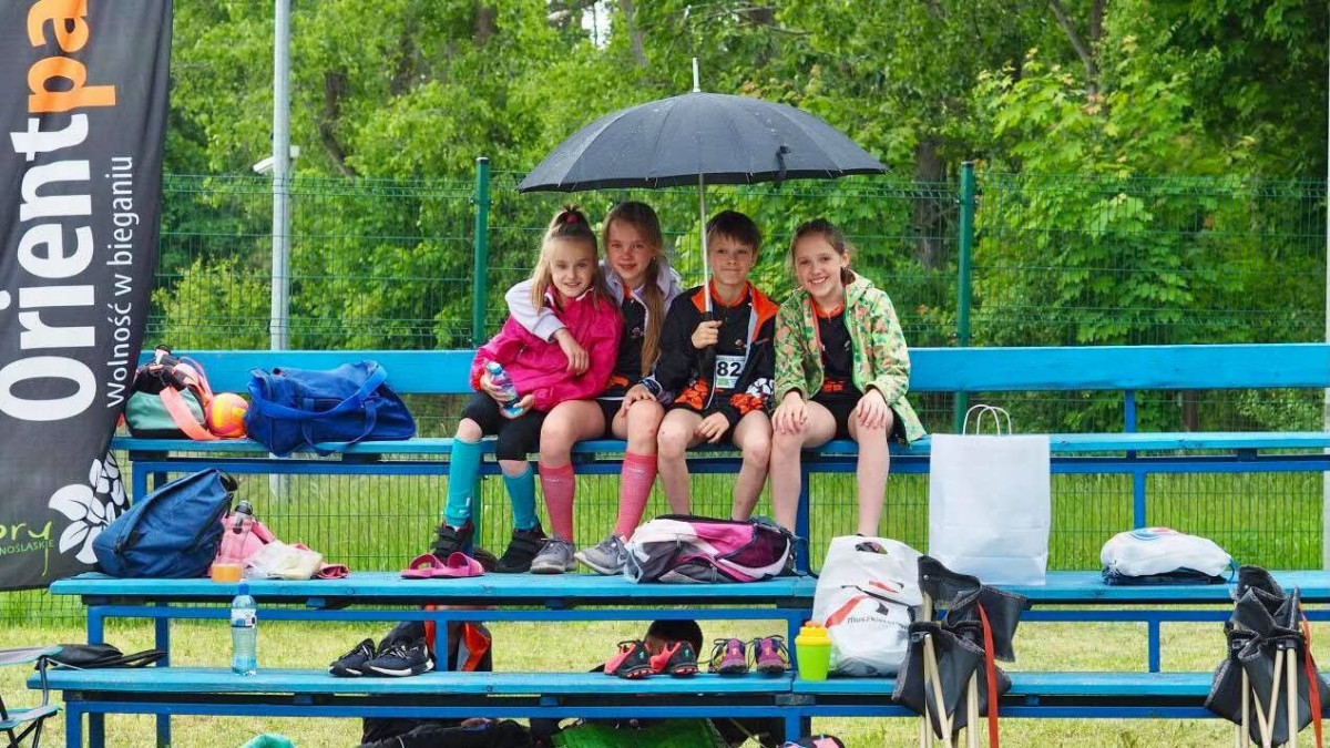Biegacze z UKS Orientpark.pl Iwiny