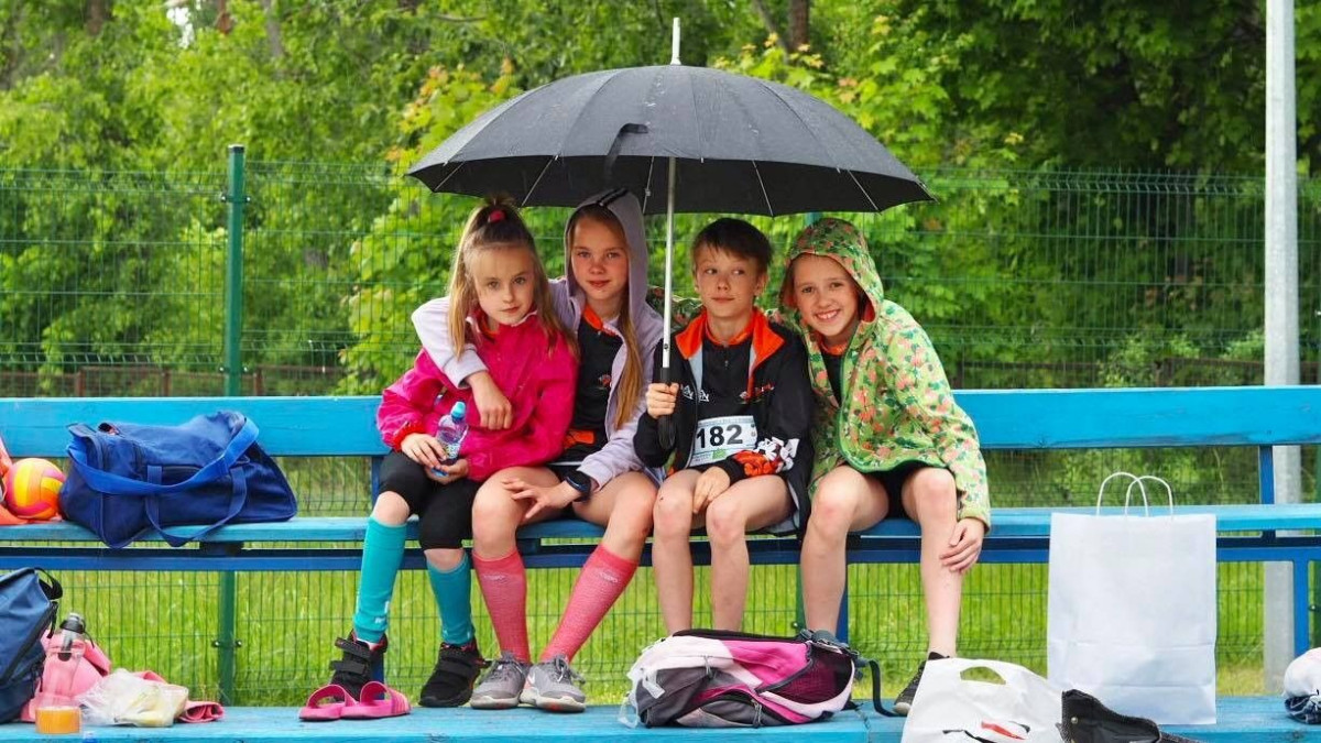 Biegacze z UKS Orientpark.pl Iwiny