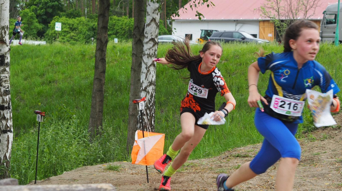 Biegacze z UKS Orientpark.pl Iwiny