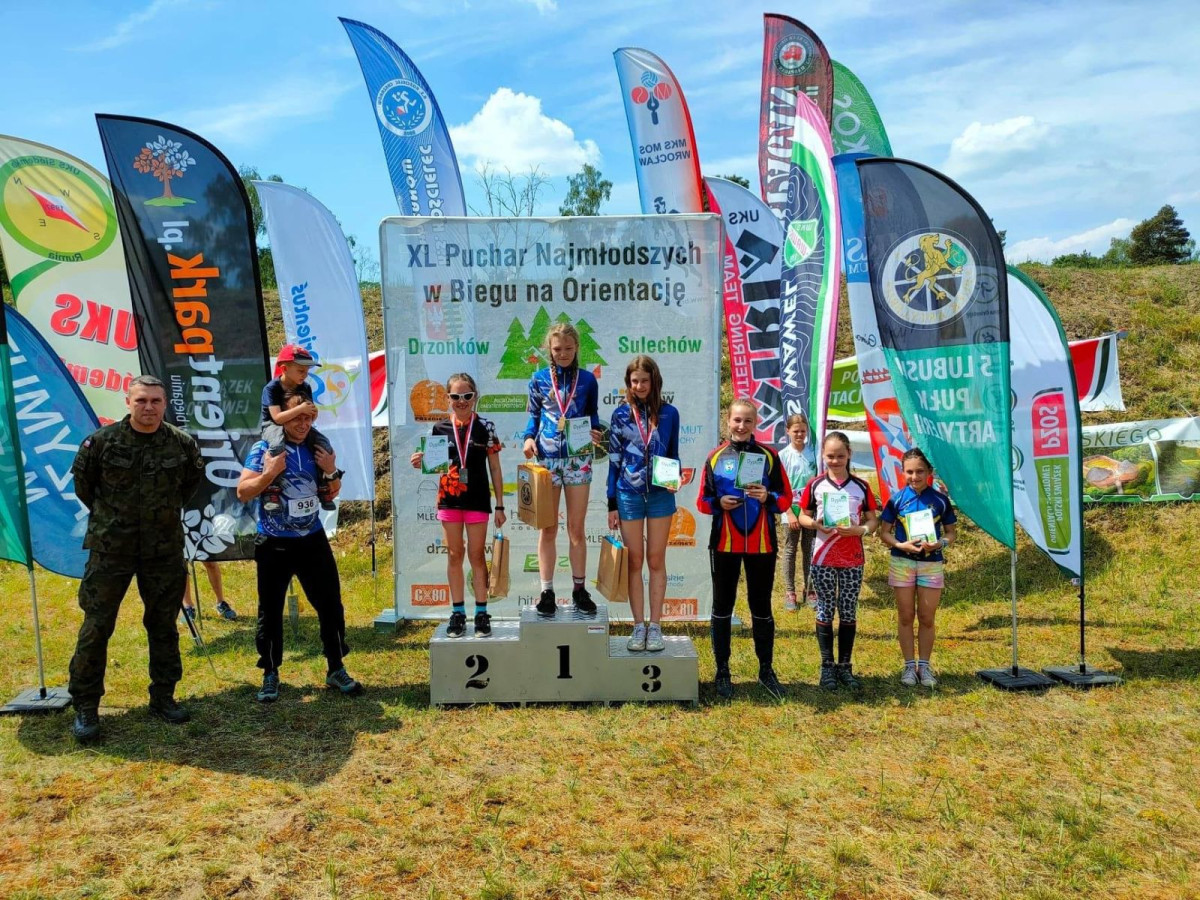 Biegacze z UKS Orientpark.pl Iwiny