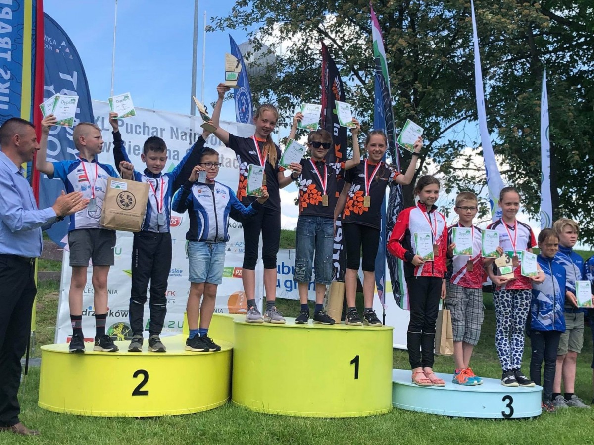 Biegacze z UKS Orientpark.pl Iwiny