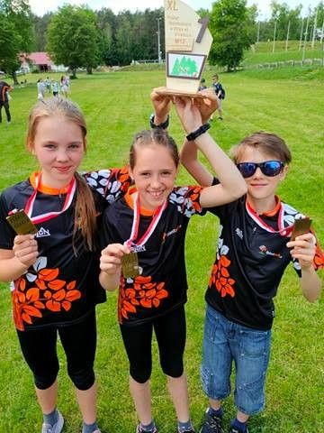 Biegacze z UKS Orientpark.pl Iwiny