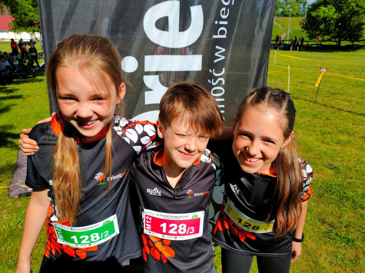 Biegacze z UKS Orientpark.pl Iwiny