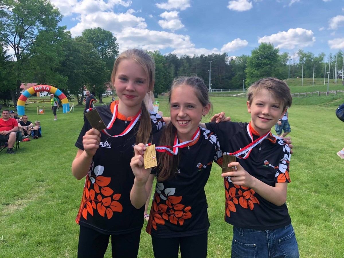 Biegacze z UKS Orientpark.pl Iwiny