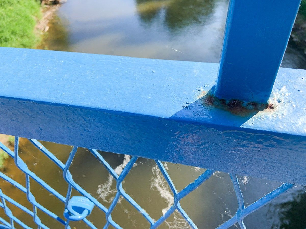 Kładka przy OWS-ie w Bolesławcu