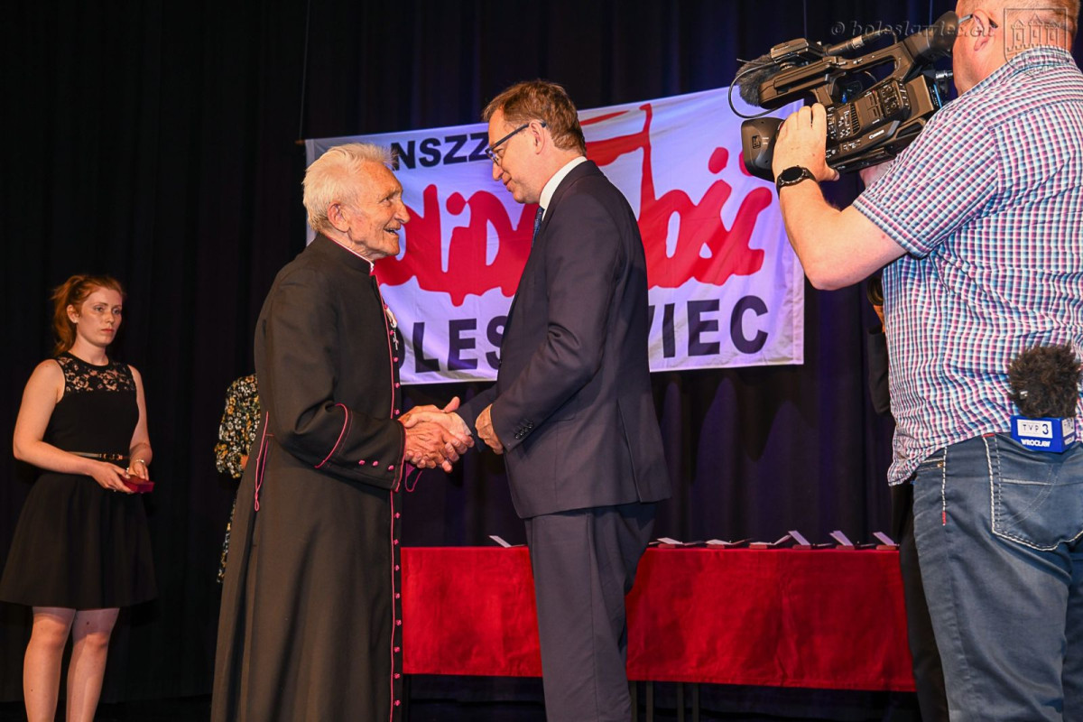 Uroczystość w Teatrze Starym w Bolesławcu