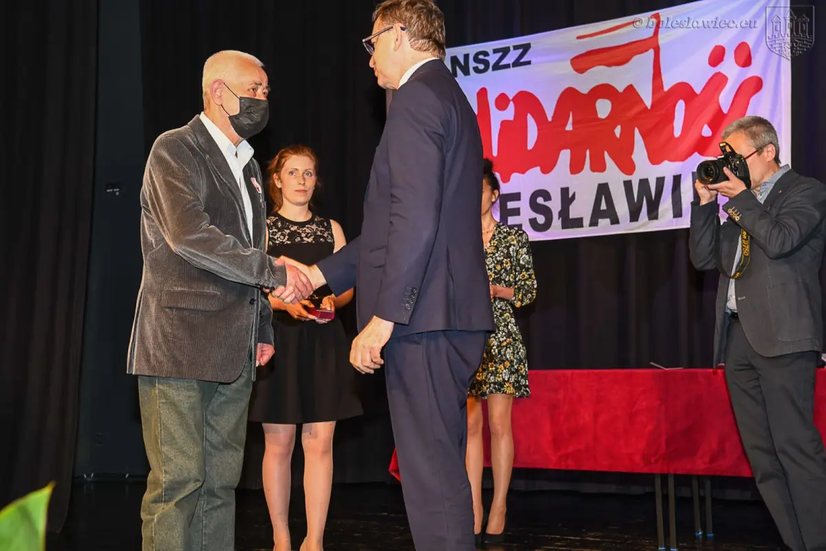 Uroczystość w Teatrze Starym w Bolesławcu