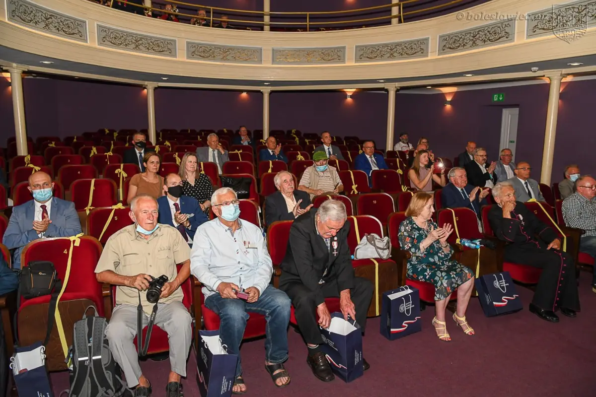 Uroczystość w Teatrze Starym w Bolesławcu