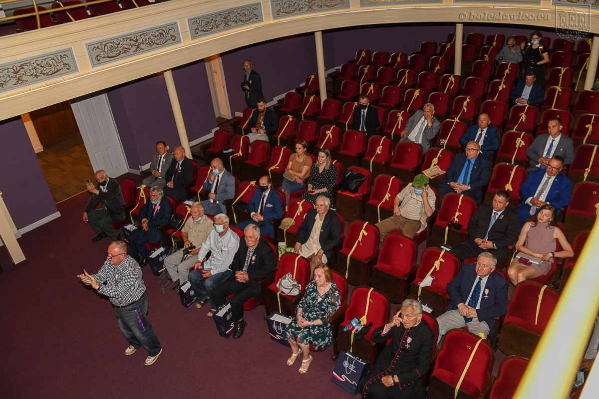 Uroczystość w Teatrze Starym w Bolesławcu
