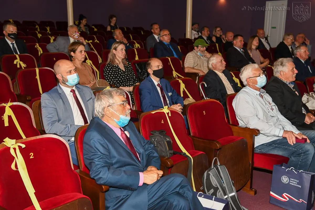 Uroczystość w Teatrze Starym w Bolesławcu
