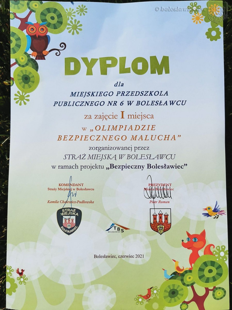 Olimpijskie zmagania bolesławieckich przedszkolaków – MPP nr 6