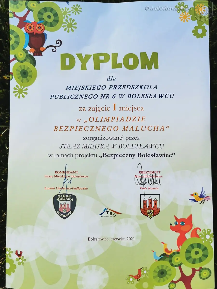 Olimpijskie zmagania bolesławieckich przedszkolaków – MPP nr 6