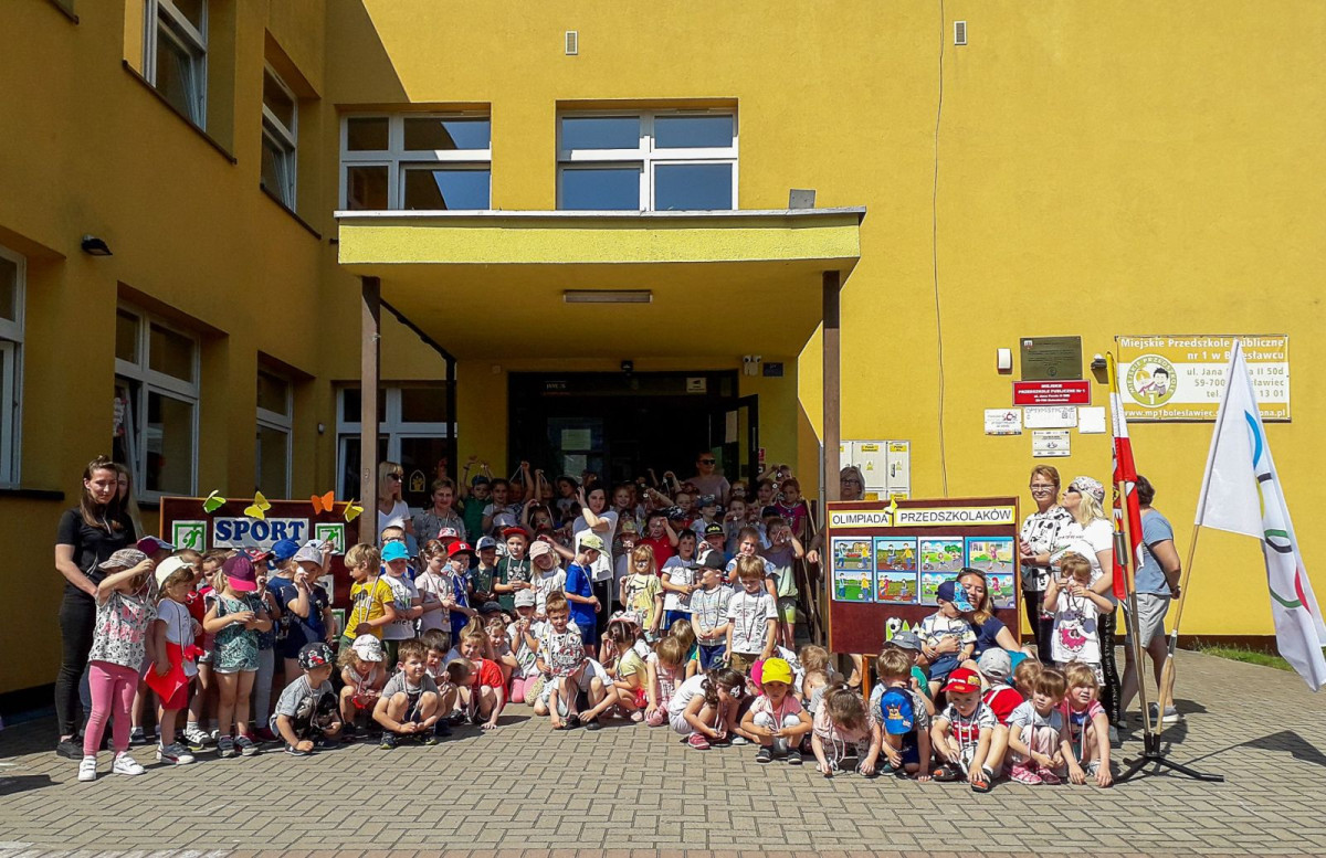 Na sportowo i z optymizmem w bolesławieckich przedszkolach – MPP nr 1
