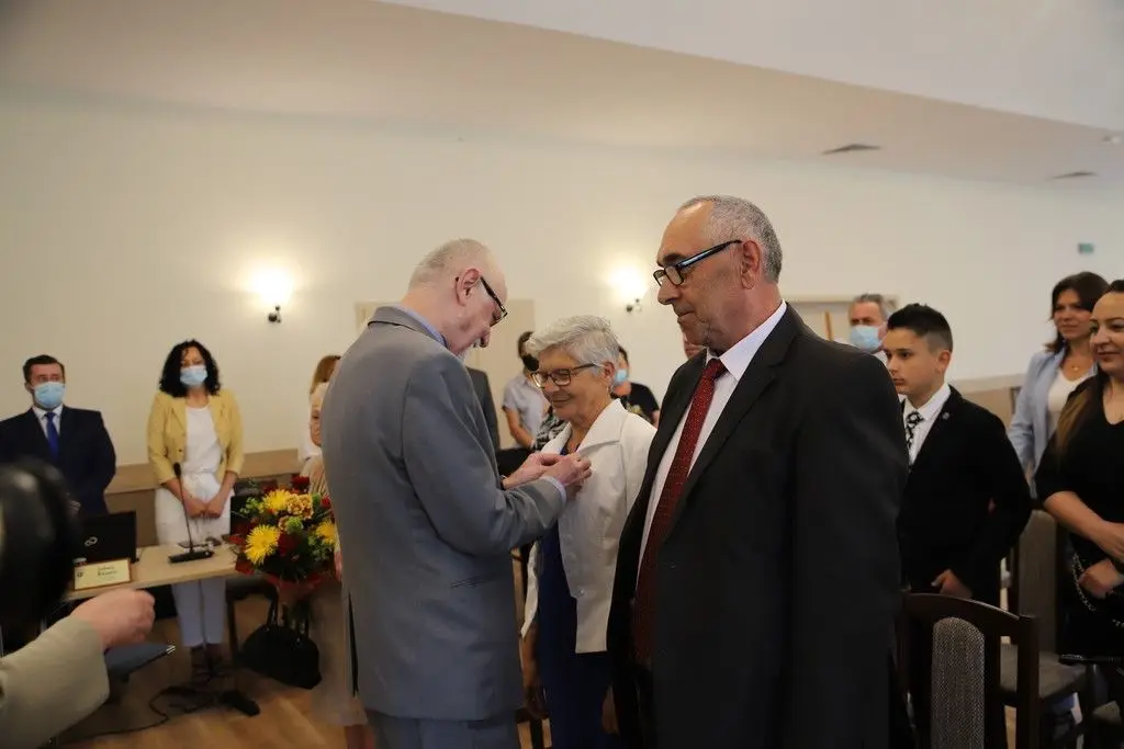 Урочистість під час засідання Ради гміни Болеславець