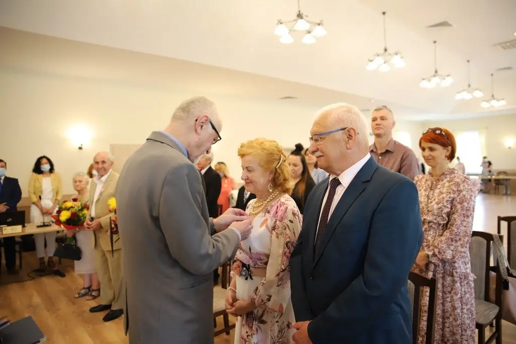 Урочистість під час засідання Ради гміни Болеславець