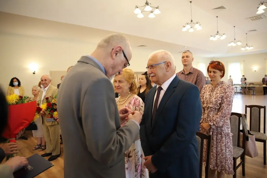 Uroczystość w czasie sesji Rady Gminy Bolesławiec