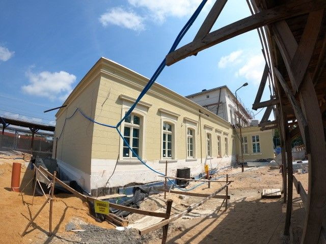 Remont dworca PKP w Bolesławcu