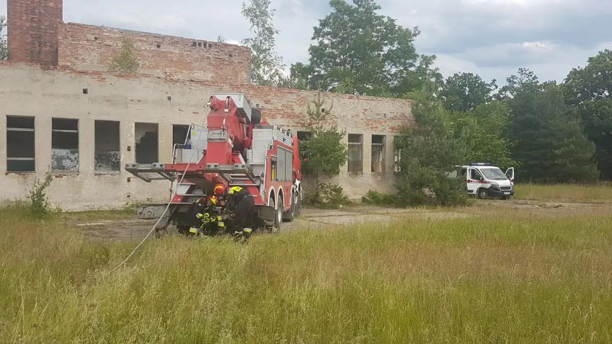 Ćwiczenia KP PSP Bolesławiec w Pstrążu