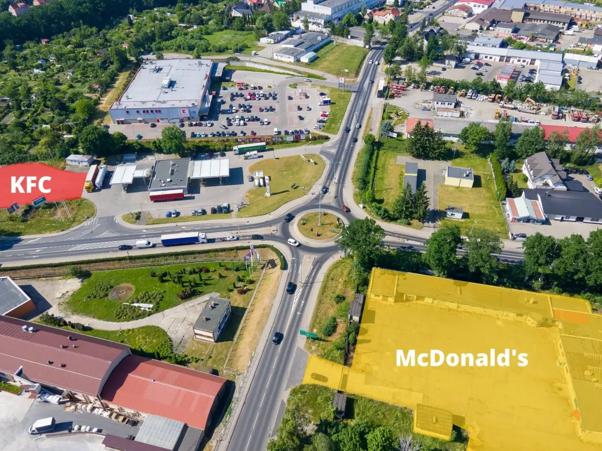Planowane lokalizacje restauracji KFC i McDonald’s w Bolesławcu