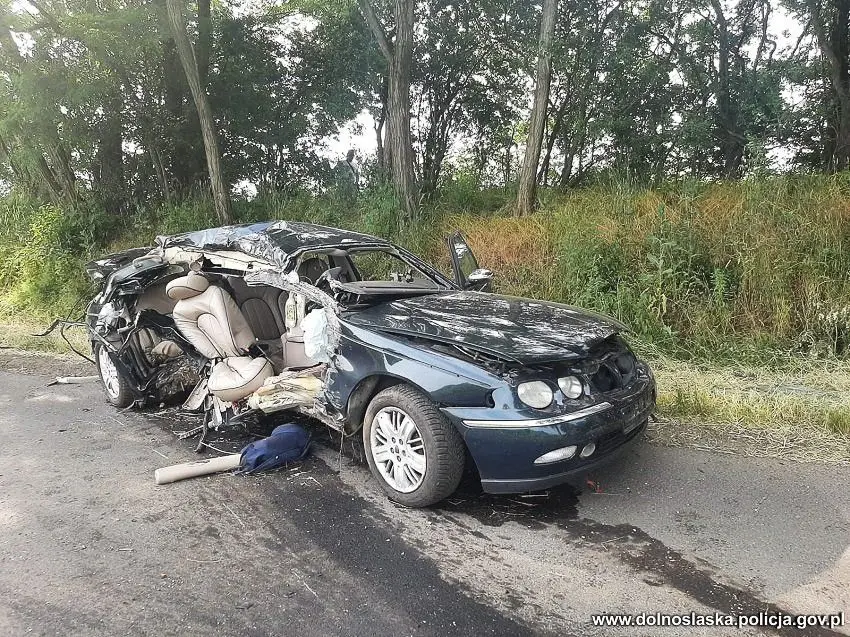 Wypadek w powiecie jaworskim