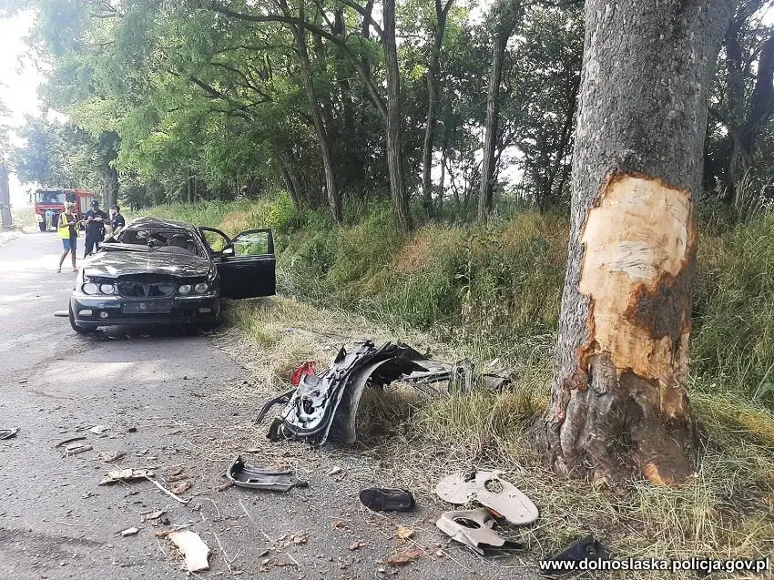 Wypadek w powiecie jaworskim
