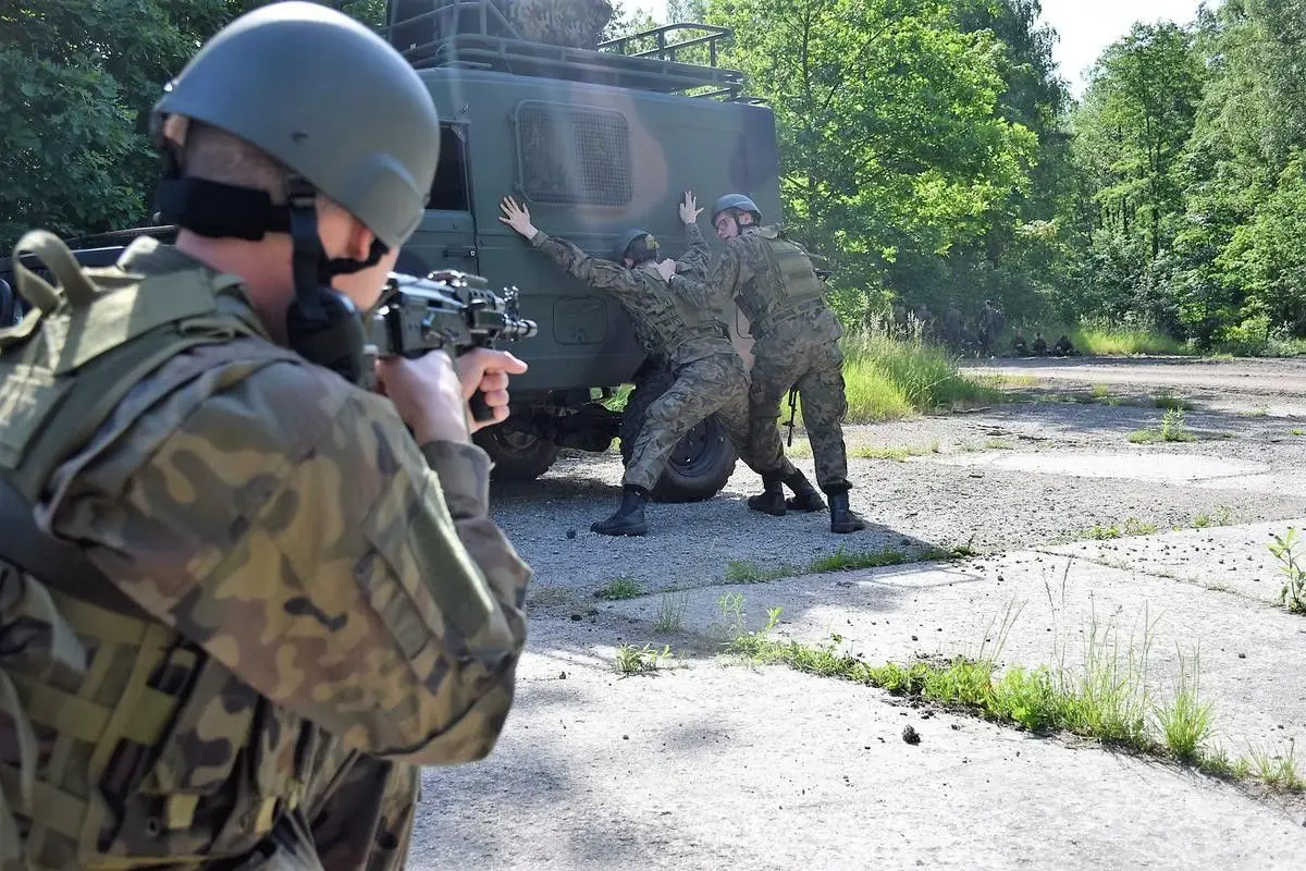 Szkolenie w 23 Śląskim Pułku Artylerii w Bolesławcu