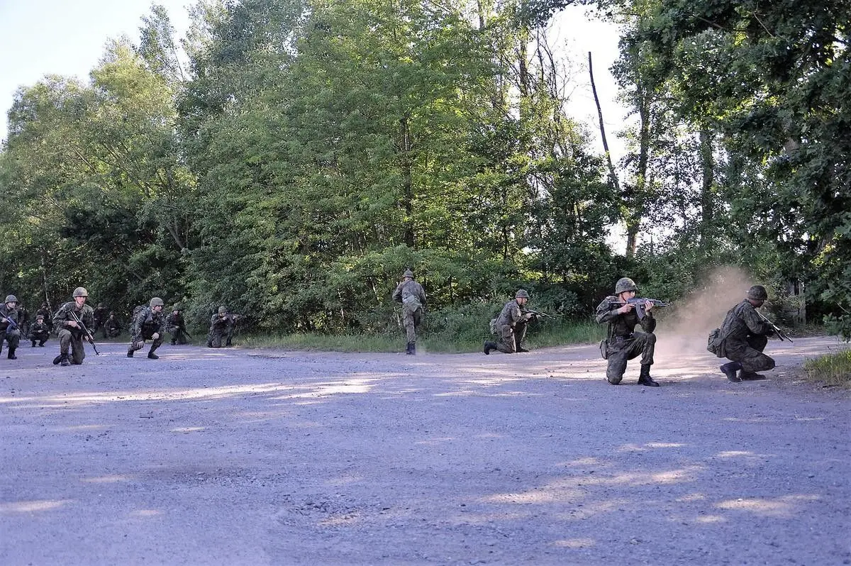 Szkolenie w 23 Śląskim Pułku Artylerii w Bolesławcu
