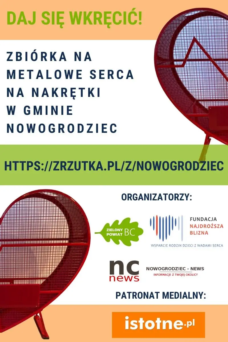 Plakat zrzutki Nowogordziec-news