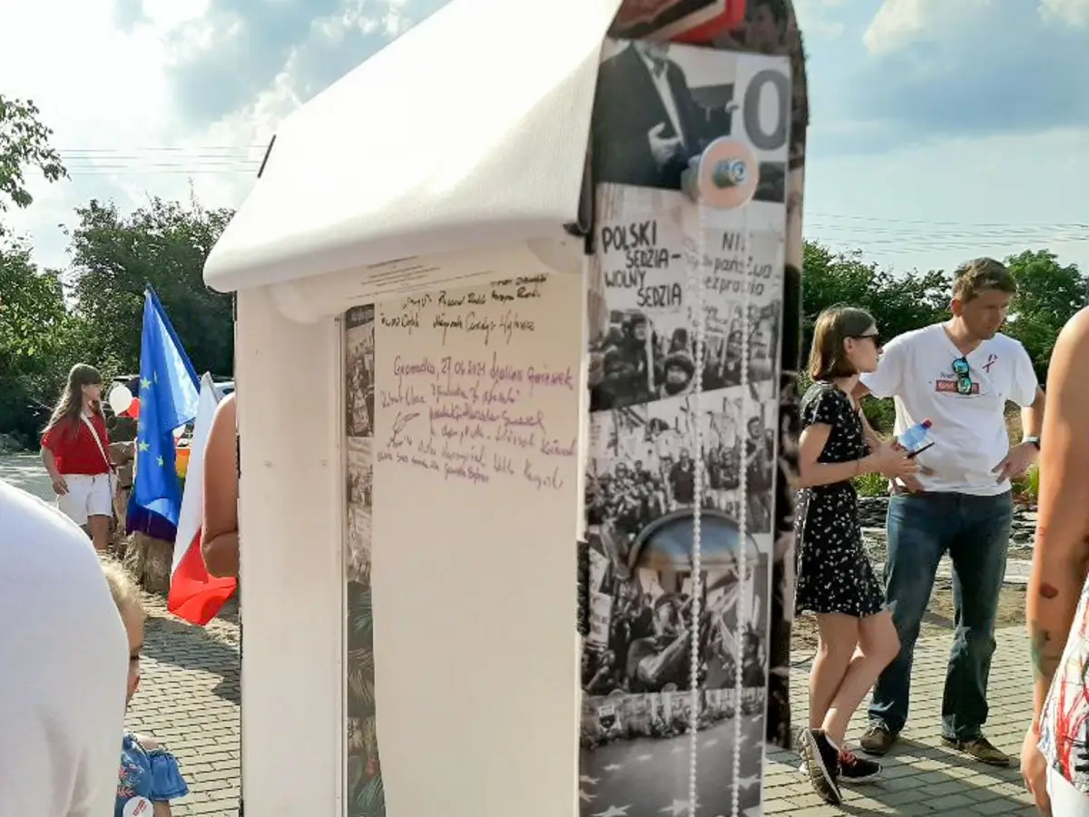 Akcja Tour de Konstytucja w Gromadce